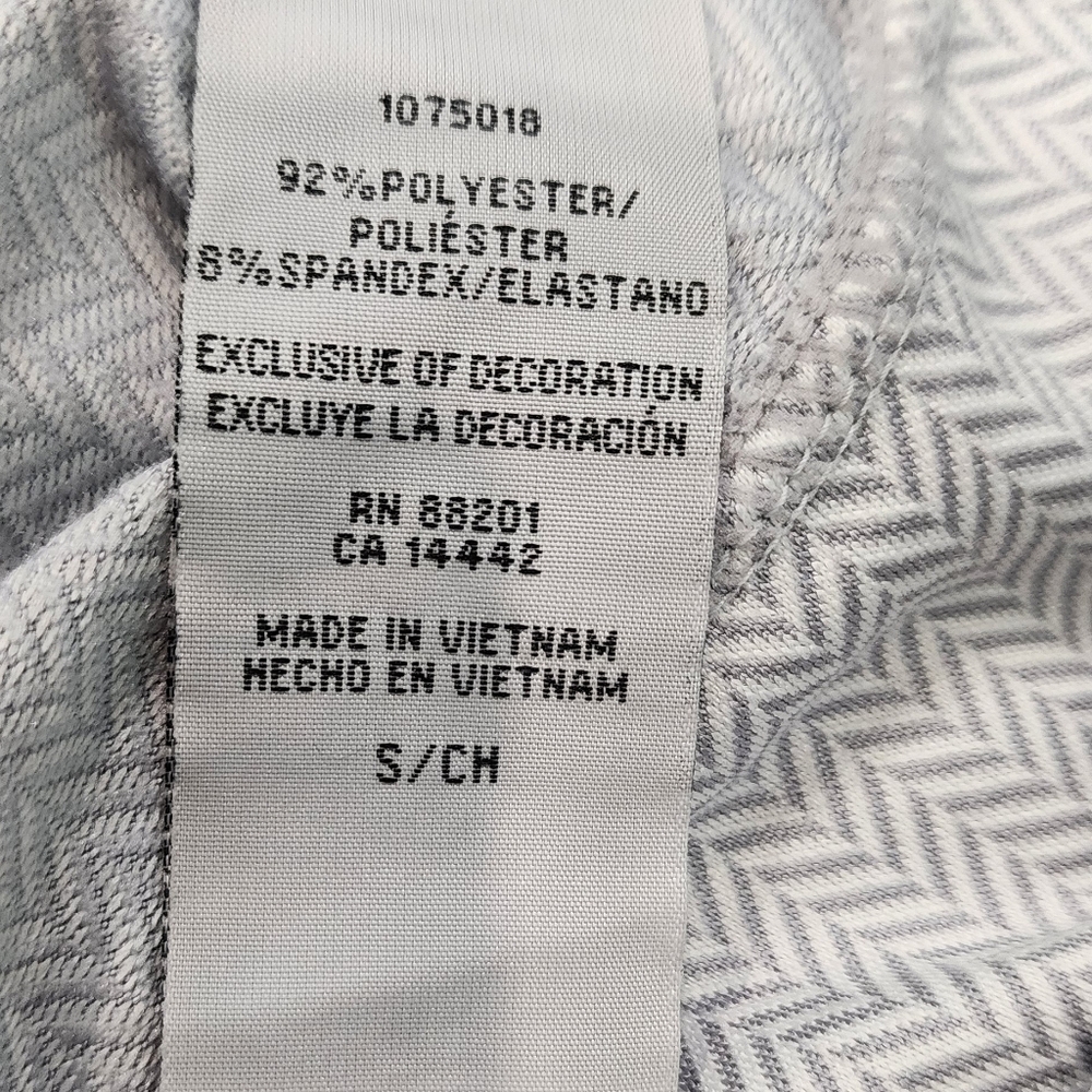 Mondetta Gray/White Patterned Athlesiure Hooded J… - image 4